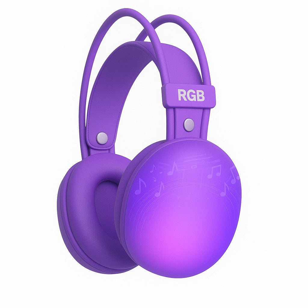 Auriculares Gamer P880 RGB Headphone Sonido Potente Luces LED Cómodo PC Celular
